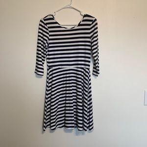 Rue 21 Large Striped Blue/White Dress